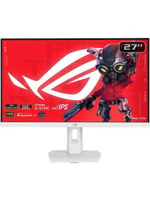 Asus Rog Strix XG27ACMES-W 27 Inç 255Hz 0.3ms 2k Qhd Adaptive Sync Fast IPS Pivot Gaming Monitör