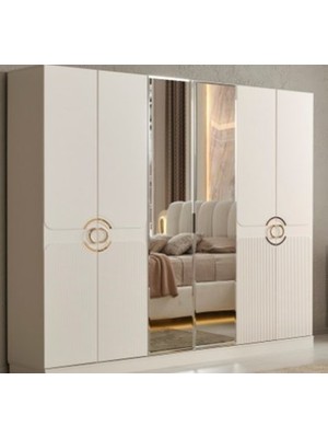 Aydınev Sagrada Mdf 6 Kapılı Dolap