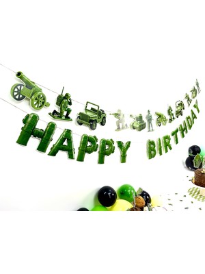 Fluparty Toy Soldiers - Oyuncak Asker Temalı Figürlü Banner