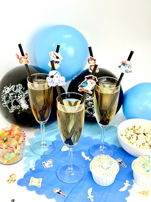 Fluparty Korsan Pipet Süs – Pirate Parti Pipeti