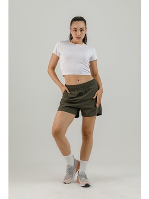 Airlife Sportswear Kısa Kollu Kadın Sporcu Tişörtü Beyaz