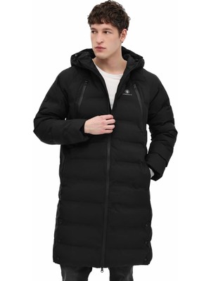 Lumberjack ml Marcus 3UKR530 5pr Siyah Erkek Uzun Kaban