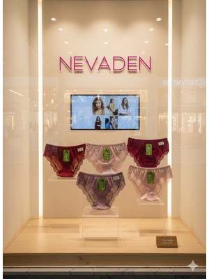 Özten Bambu Dantelli Bikini 6’lı Paket - Sağlıklı ve Zarif Iç Giyim S