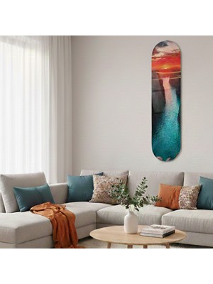 Decorita Cam Kaykay Tablo | Saklı Kanyon | 20CM x 80CM