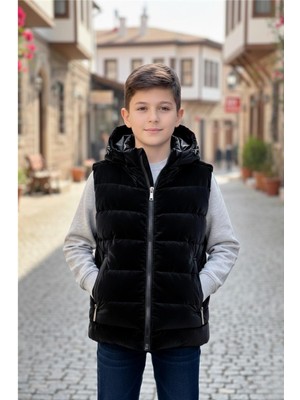 Pina Kids Erkek Çocuk Kapüşonlu Şişme Yelek