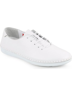 Libero L077.221 Hakiki Deri Hafif Poli Taban Bağcıklı Kadın Casual Ayakkabı 26Y