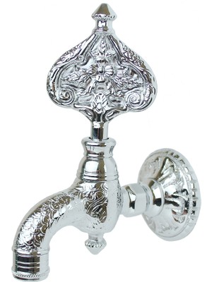 LPD Desenli Osmanlı Musluğu Pvd - Krom (Perlatörlü)