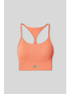 Tommy Life Mercan Standart Fit Baskılı Sırt Detaylı Kadın Spor Büstiyer - 97300