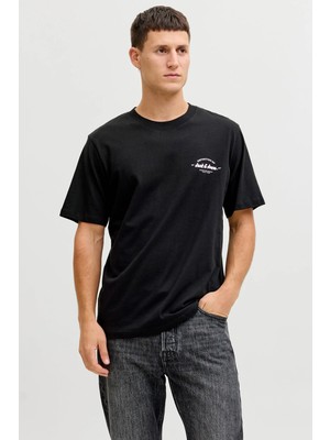 Jack & Jones Jjbrandon Tee S Siyah Erkek Kısa Kol T-Shirt