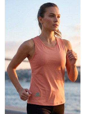 Tommy Life Mercan Standart Fit Çapraz Sırt Detaylı Kadın Spor Atlet - 97296