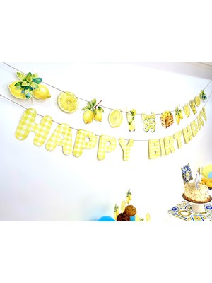 Fluparty La Dolce Vita - Limon / Akdeniz Temalı Figürlü Banner