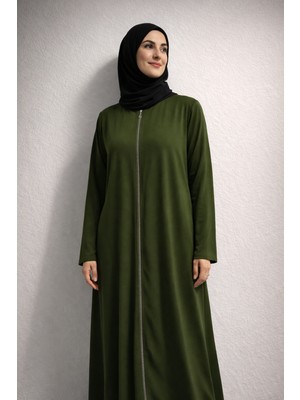 Bilenler Fermuarlı Viskon Namaz Elbisesi /ferace