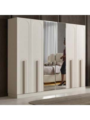 Aydınev Toledo Mdf 6 Kapılı Dolap