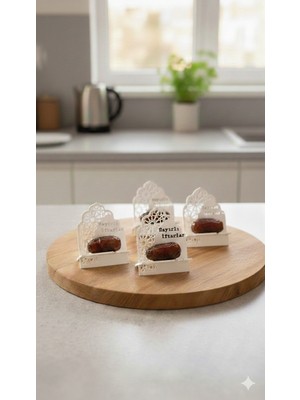 Kariyer Hurmalık 6 Adet, Ramazan Sofrası, Hurma Sunum Standı - Hayırlı Iftarlar