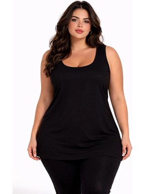 Jiber Büyük Beden Anti Alerjik 2'li Kadın Atlet 640