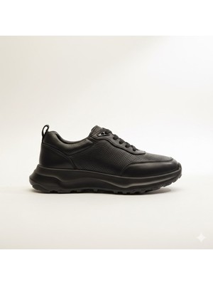 Komcero Bağcıklı Nokta Lazer Baskılı Trekking Taban Hafif Hakiki Deri Erkek Günlük Ayakkabı Y3570-1915