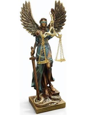 Epilons 30X9 cm Polyester Kanatlı Adalet Biblosu