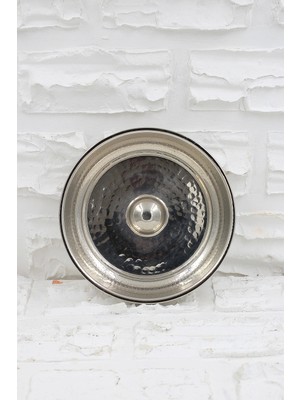 Feyza Design El Dövme Bakır Hamam Tası 18 Cm, Şık ve Dayanıklı Turna Tasarımı