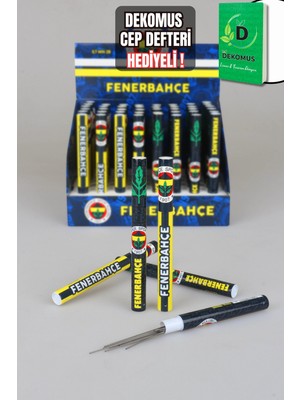 "dekomus Cep Defteri Hediyeli" Yeni Sezon Lisanslı Fenerbahçe "2 Adet" 36'lı 0.7 mm Tüp Uç Seti