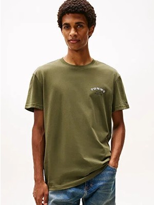 Tommy Hilfiger Tjm Erkek Regular Dollar Stack S/s T-Shirt