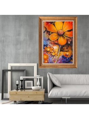 Giyense Altın Varaklı Çerçeveli Paspartulu Tablo ZS839