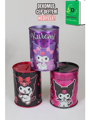 Kuromi Dekomus Cep Defteri Hediyeli Lisanslı Kuromı "tek Adet" Kumbara