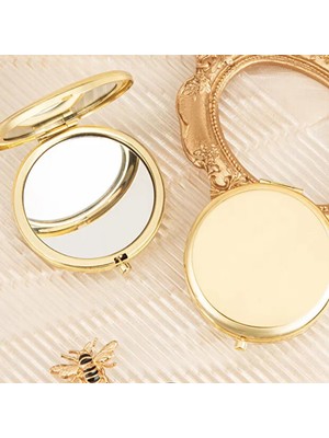 Ayder Timya Gold Kapaklı Makyaj Cep Aynası TG/Tmy230399
