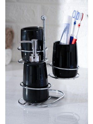 Feyza Design Şık ve Kullanışlı 4 Parça Banyo Seti, Modern Tasarım, Kolay Kullanım