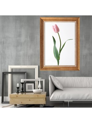 Giyense Altın Varaklı Çerçeveli Paspartulu Tablo ZS867