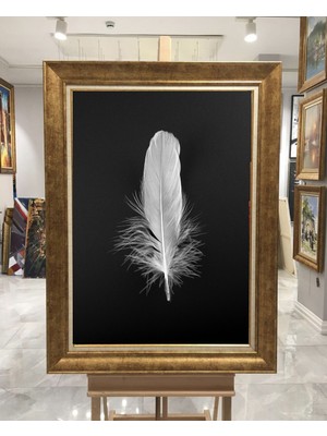 Giyense Altın Varaklı Çerçeveli Paspartulu Tablo ZS1224