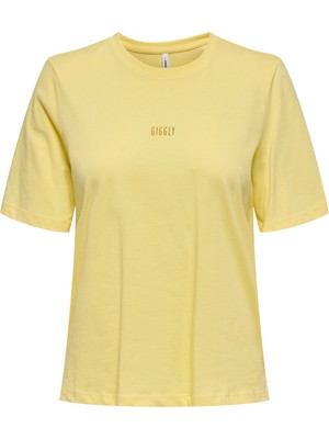 Only Onlmoody Pamuklu Regular Fit Bisiklet Yaka T Shirt Bayan T Shirt 15343277