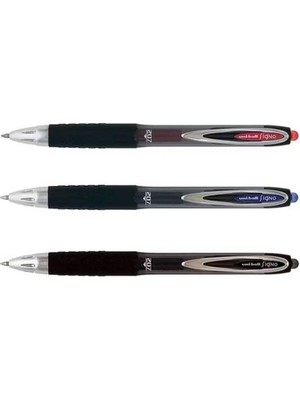 Uni-Ball Roller Kalem Signo 207 Bold Jel Bilye Uç Mekanik 1.0 mm (Kırmızı,siyah,mavi) 3 Lu Set