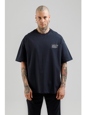 Airlife Better Self 02'n I Geniş Kesim Erkek Tişörtü Lacivert