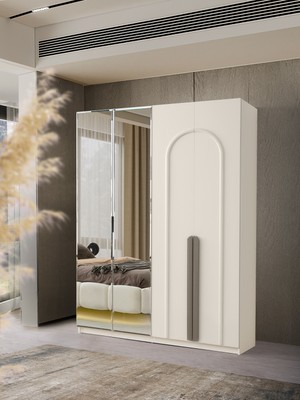 Aydınev Barcelona Mdf 4 Kapılı Dolap