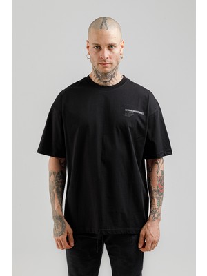 Airlife Training Geniş Kesim Erkek Tişörtü Siyah