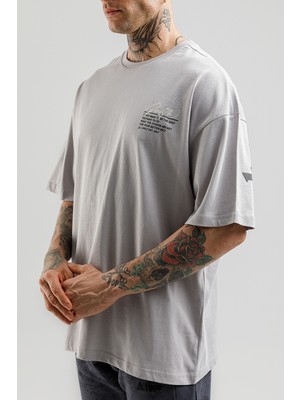 Airlife Better Self 02'n I Geniş Kesim Erkek Tişörtü Gri