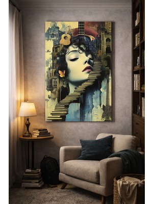 Artease Dekoratif Zaman Düşler Kanvas Tablo