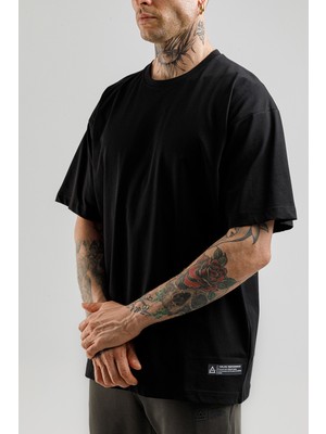 Airlife Training Geniş Kesim Erkek Tişörtü Siyah