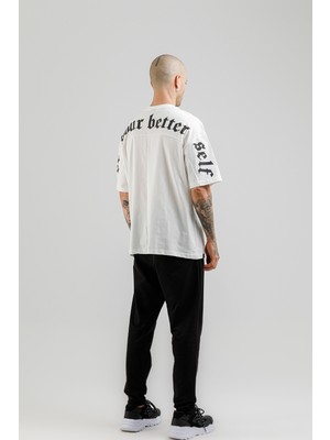 Airlife Better Self 02'n I Geniş Kesim Erkek Tişörtü Beyaz