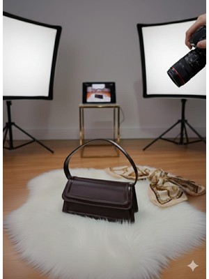 Kapaklı Mini El,kol & Omuz Çantası