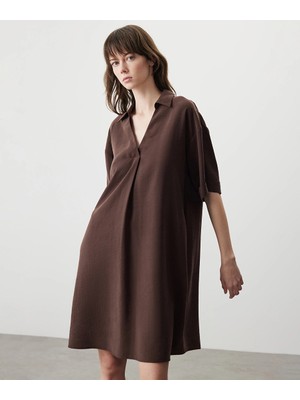 Miss İpekyol Gömlek yaka elbise IS1260002180074