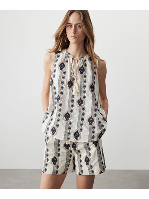 Miss İpekyol Nakışlı Bluz IS1260006047018