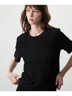 Miss İpekyol Dokulu Örme Bluz IS1260006052001