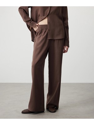 Miss İpekyol Elastik Bel Wide Leg Fit Pantolon IS1260003111074