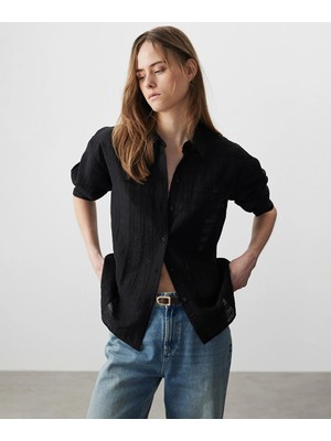 Miss İpekyol Dokulu Gömlek IS1260025090001