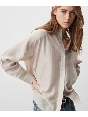 Miss İpekyol Hotfix Baskılı Gömlek IS1260025101030