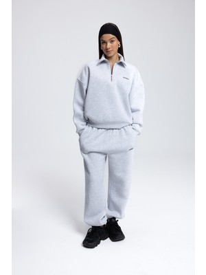 Mai Ravel Fermuarlı Detay Karmelanj Eşofman Takım