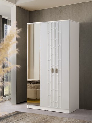 Aydınev Sidney Mdf 3 Kapılı Dolap