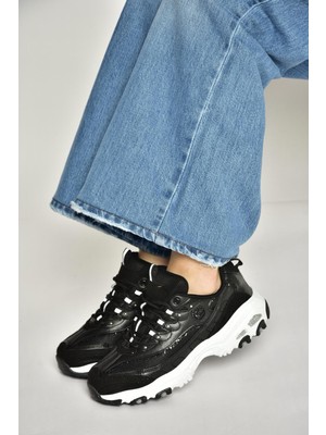 Fox Shoes Y702038709 Siyah Kalın Tabanlı Spor Ayakkabı Sneakers