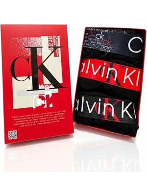 Klein Siyah Erkek 3’lü Kutulu Calvin Boxer